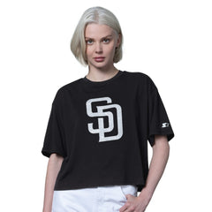 MLB San Diego Padres Starter Women's Holy Grail Boxy Cropped T-Shirt