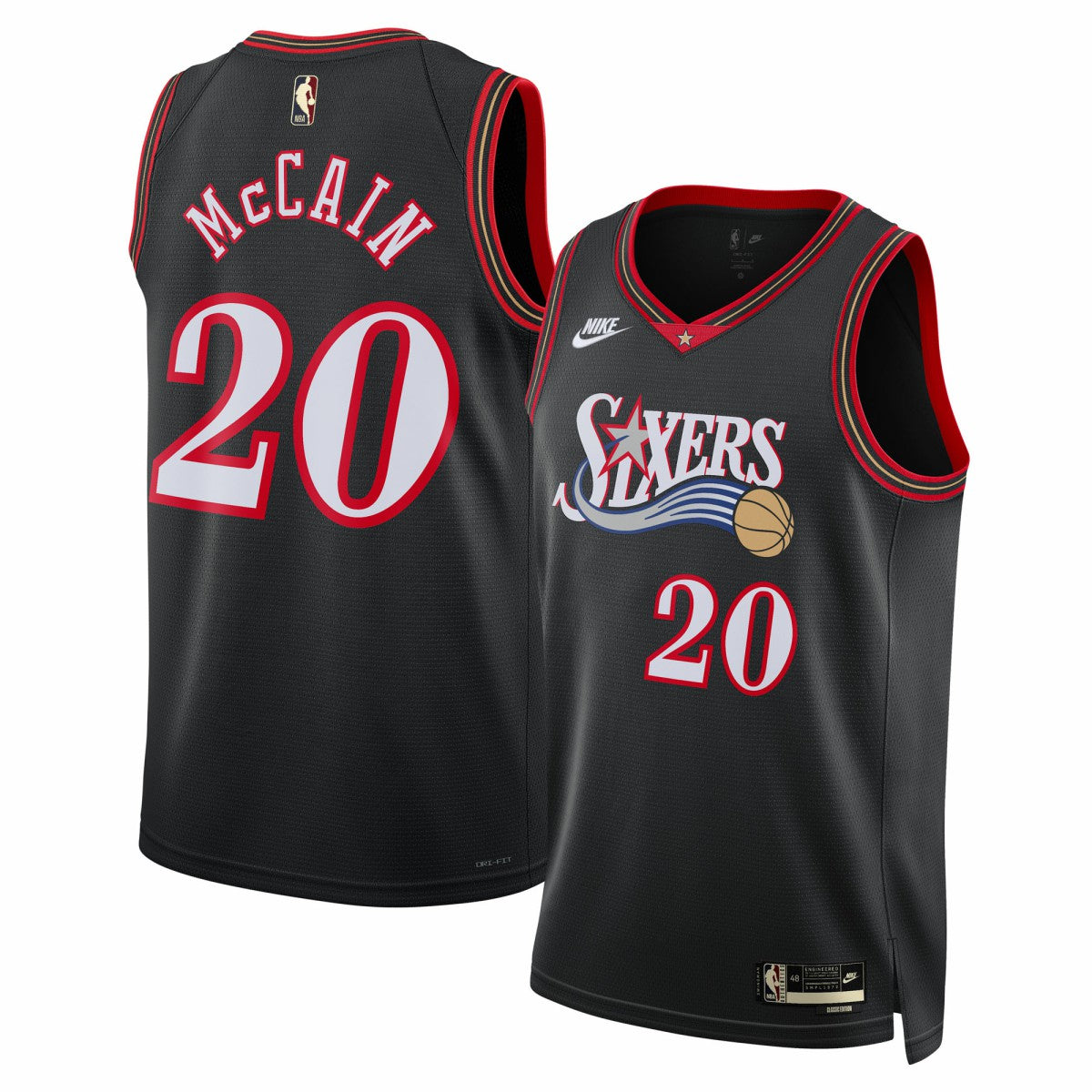 NBA Jared McCain Philadelphia 76ers Unisex Swingman Jersey