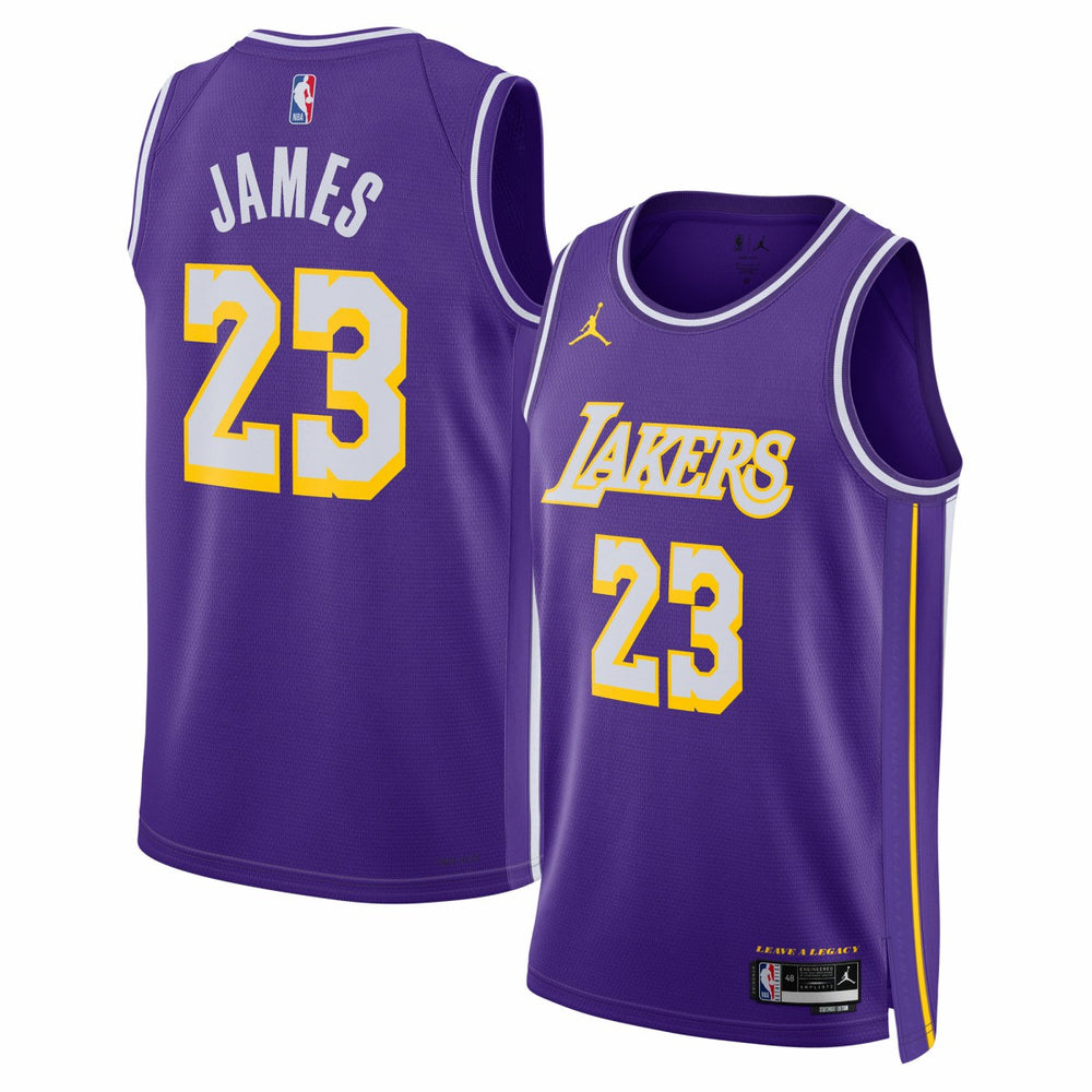 NBA LeBron James Los Angeles Lakers Jordan Brand Unisex Swingman Jersey