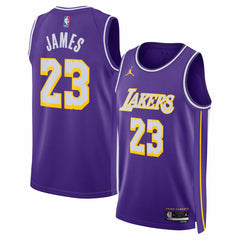 NBA LeBron James Los Angeles Lakers Jordan Brand Unisex Swingman Jersey