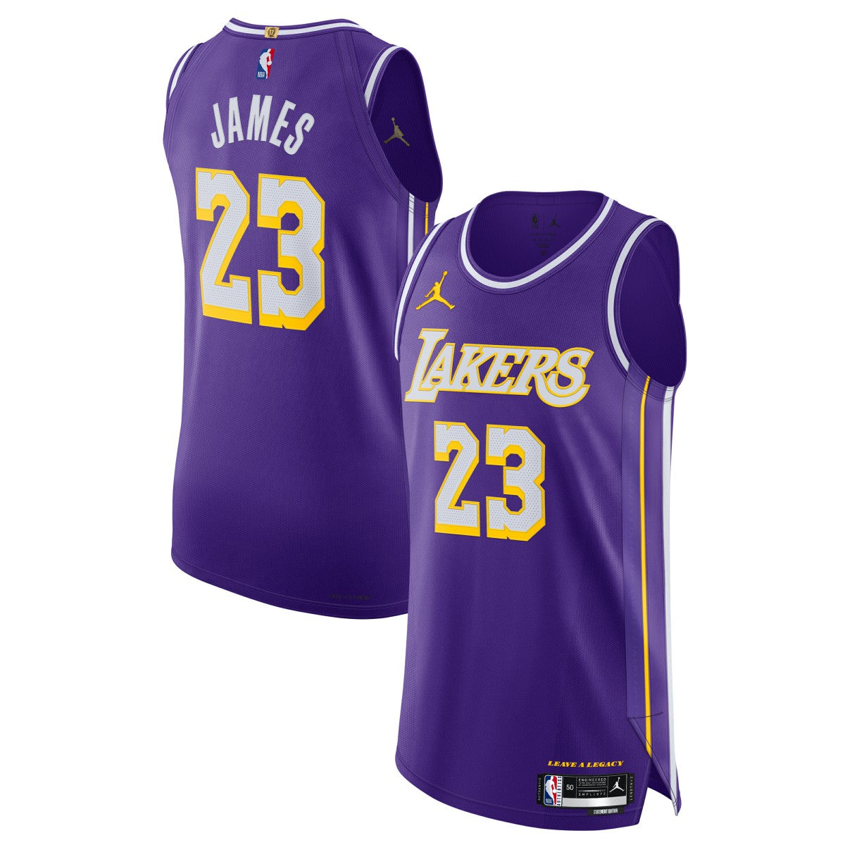 NBA LeBron James Los Angeles Lakers Jordan Brand Unisex 2025/26 Authentic Jersey