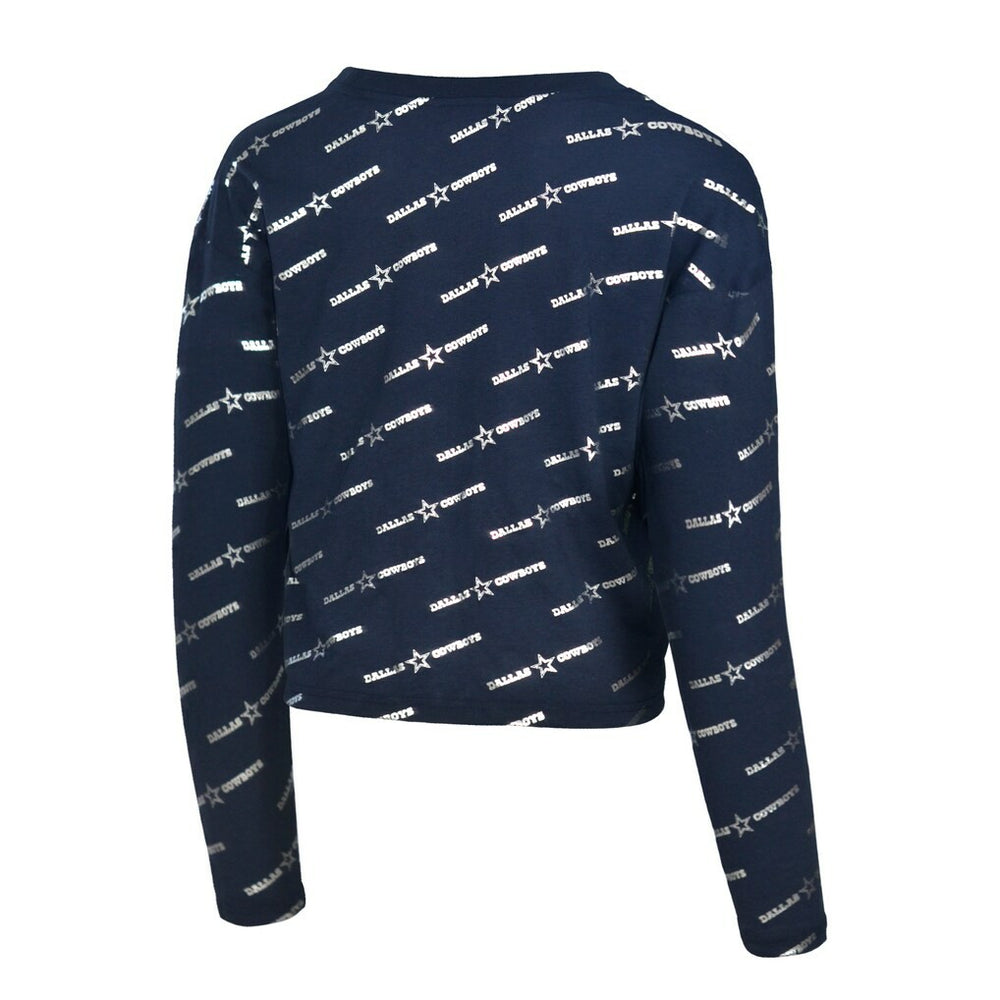 Lauren James Foil Long Sleeve T-Shirt - Dallas Cowboys