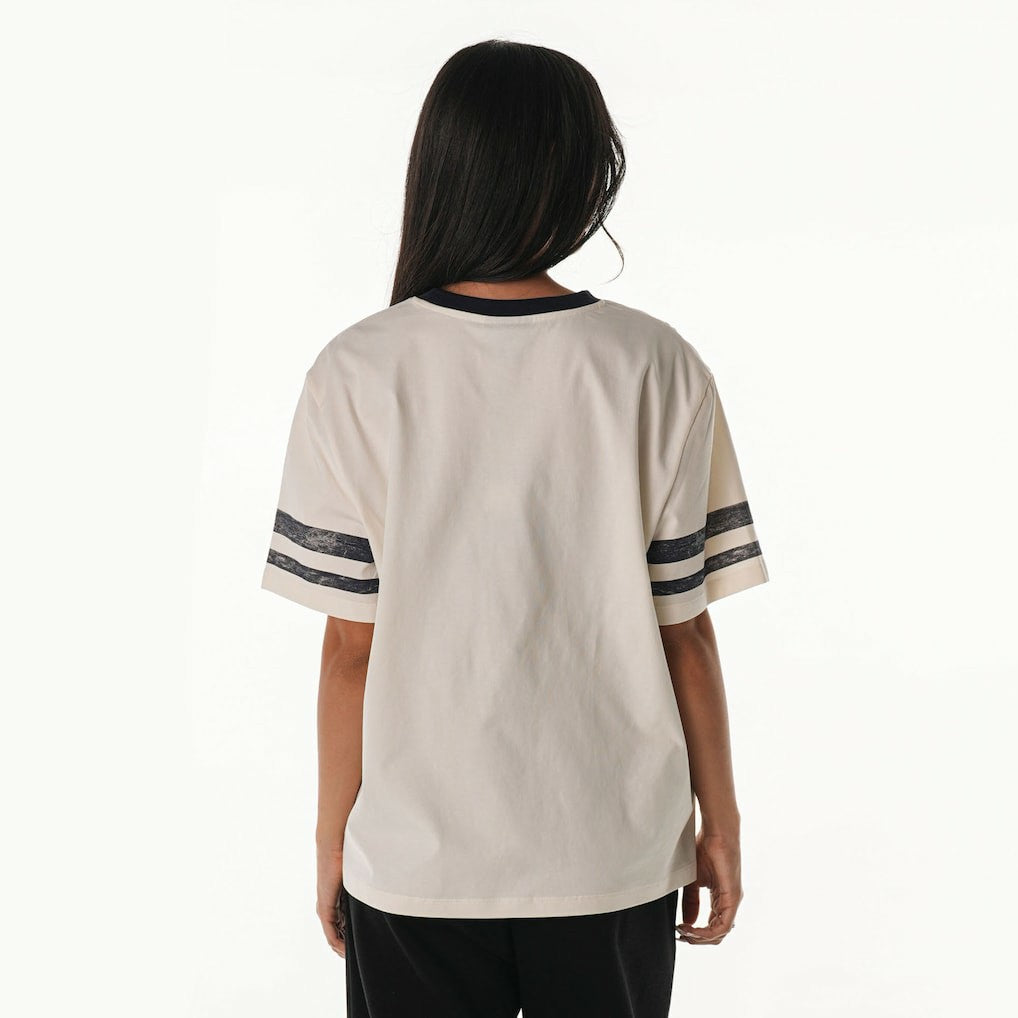 The Wild Collective Women's Vintage Drop Shoulder Oversized Boyfriend T-Shirt - Dallas Cowboys
