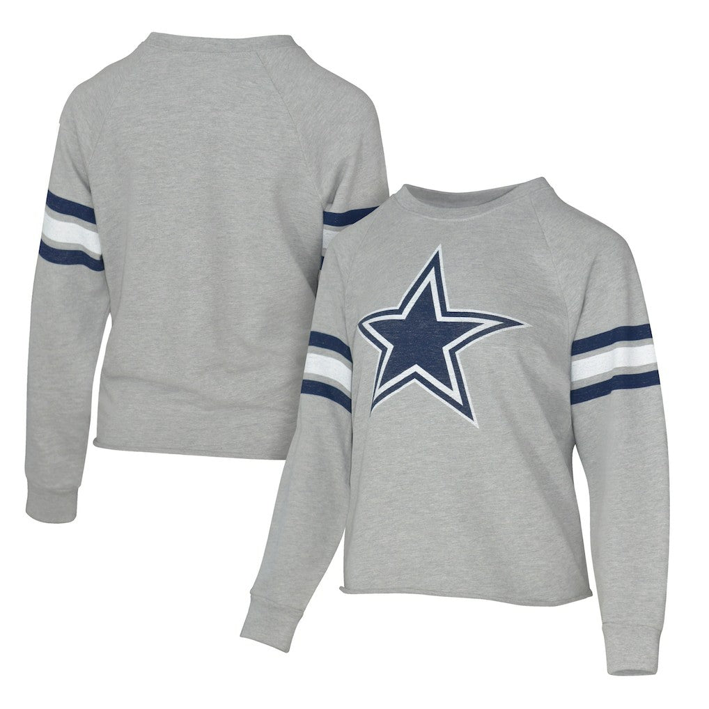 Lauren James Women's Raglan Terry Sweatshirt - Dallas Cowboys