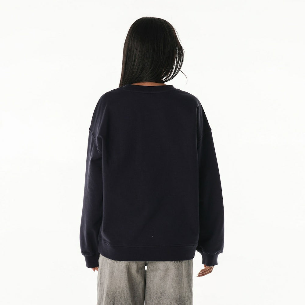The Wild Collective Women's Rock Crystal Oversized Crewneck Sweatshirt - Dallas Cowboys
