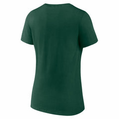MLB Athletics Women's Logo V-Neck T-Shirt