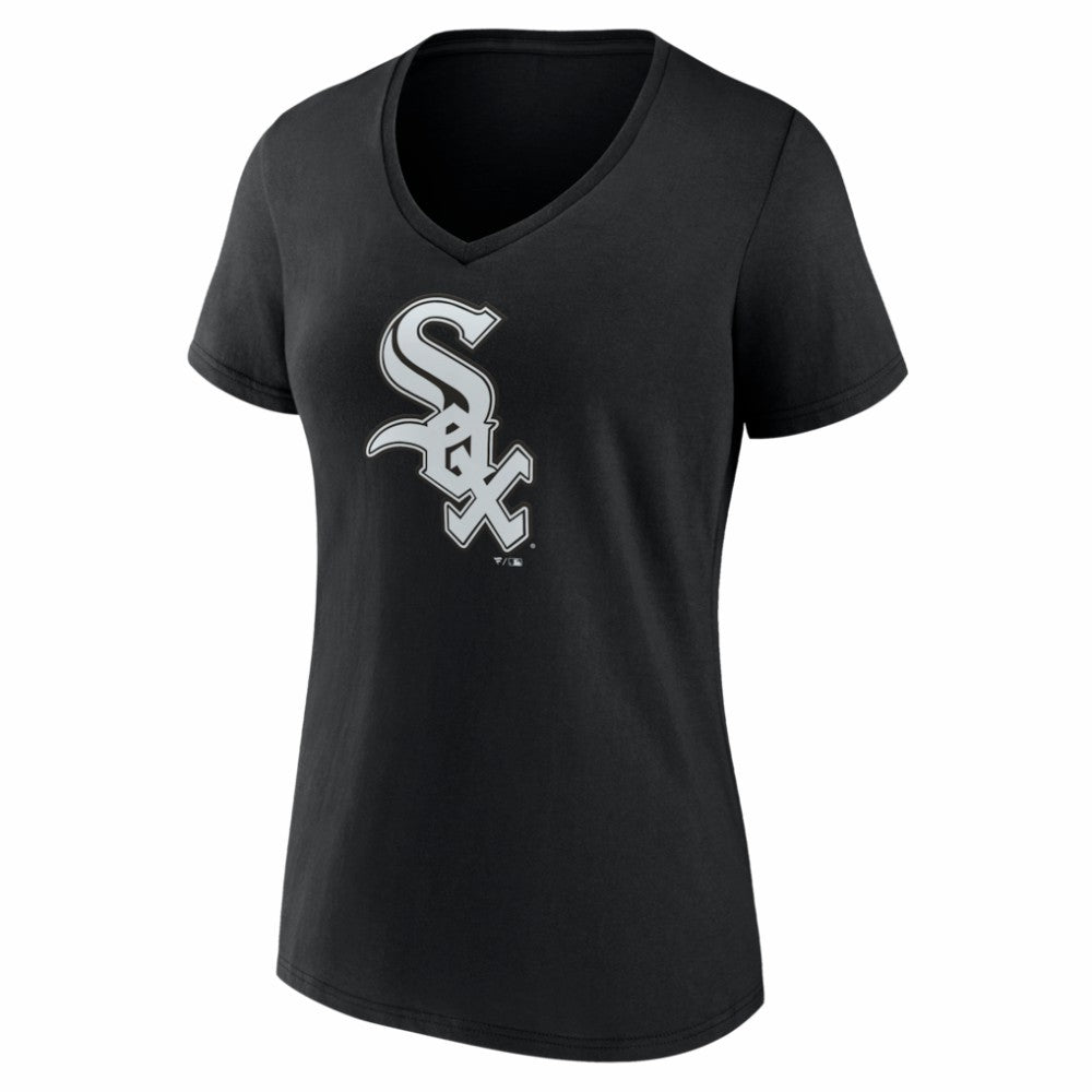MLB Chicago White Sox Women's Logo V-Neck T-Shirt