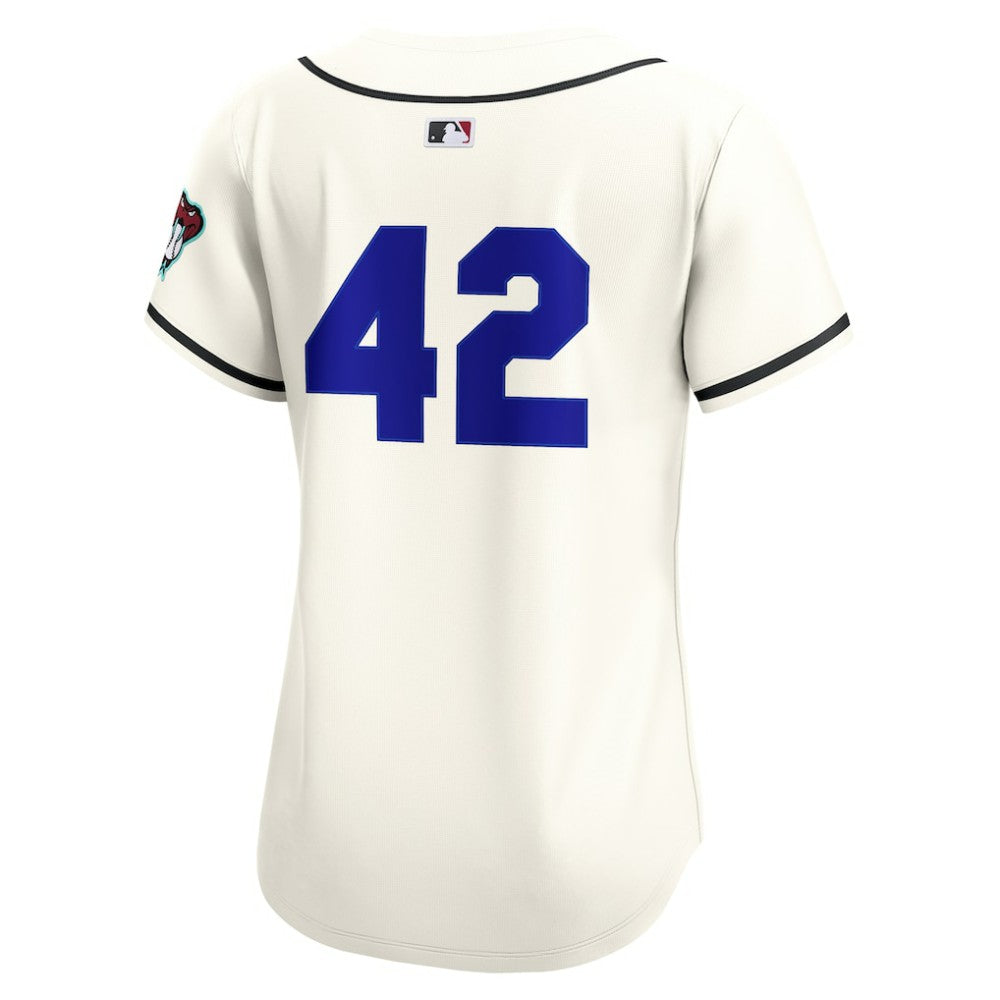 MLB Arizona Diamondbacks Nike Home 2025 Jackie Robinson Day Limited Jersey – Cream