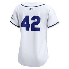 MLB Tampa Bay Rays Nike Home 2025 Jackie Robinson Day Limited Jersey – White