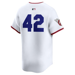 MLB Cleveland Guardians Nike Home 2025 Jackie Robinson Day Limited Jersey – White