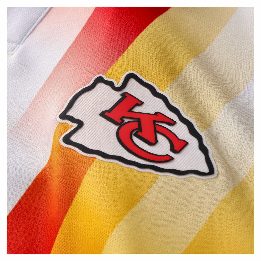 NFL Football x Football Collared Fan Top - Kansas City Chiefs