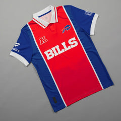 NFL Football x Football Collared Fan Top - Buffalo Bills