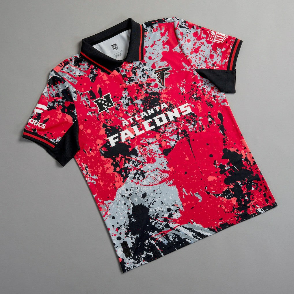 NFL Football x Football Collared Fan Top - Atlanta Falcons