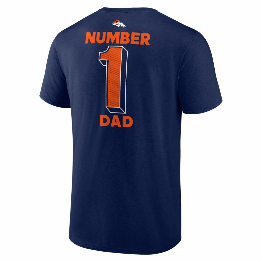 #1 Dad Jersey T-Shirt - Denver Broncos