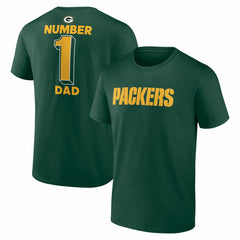 #1 Dad Jersey T-Shirt - Green Bay Packers