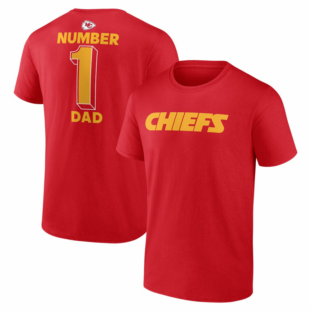 #1 Dad Jersey T-Shirt - Kansas City Chiefs