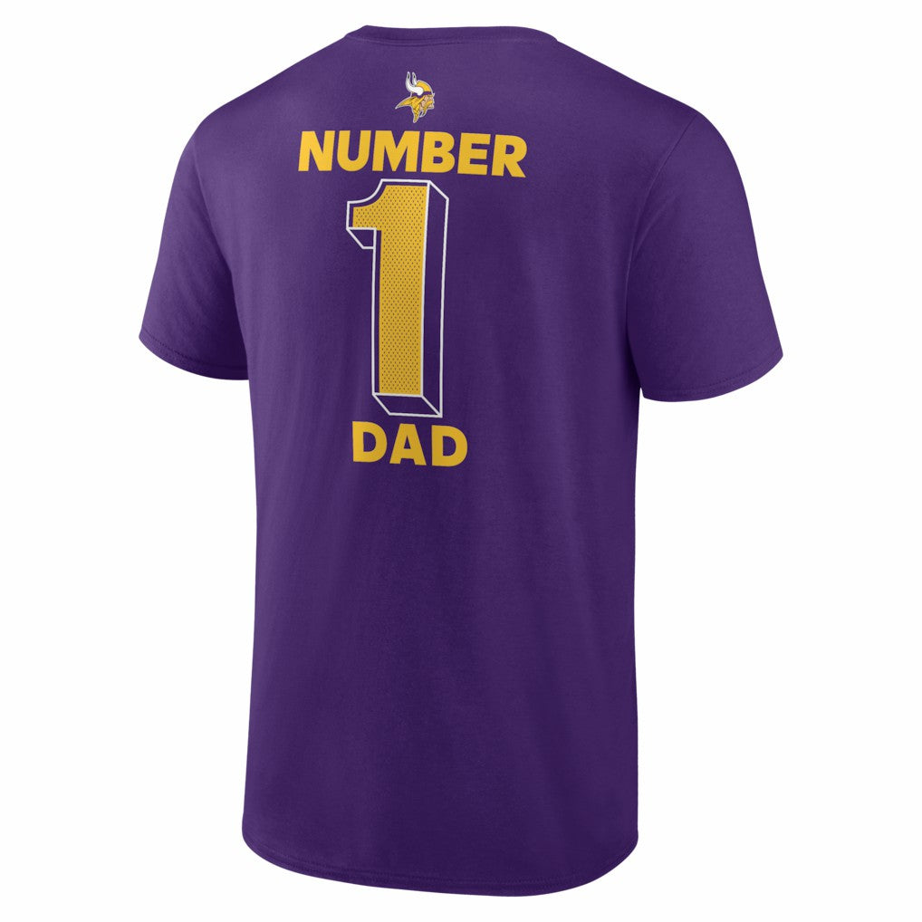 #1 Dad Jersey T-Shirt - Minnesota Vikings