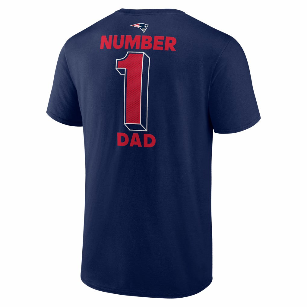 #1 Dad Jersey T-Shirt - New England Patriots