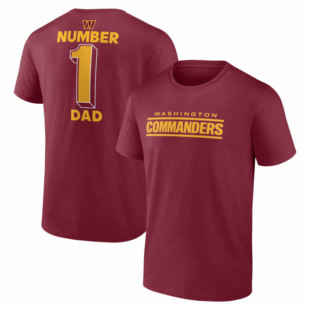 #1 Dad Jersey T-Shirt - Washington Commanders