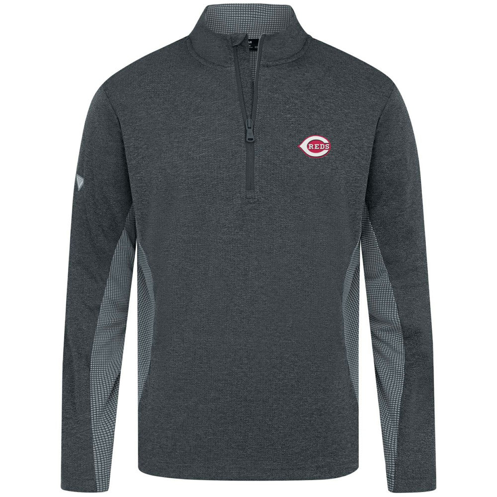 MLB Cincinnati Reds Levelwear Waffle Insignia 2.0 Quarter-Zip Pullover