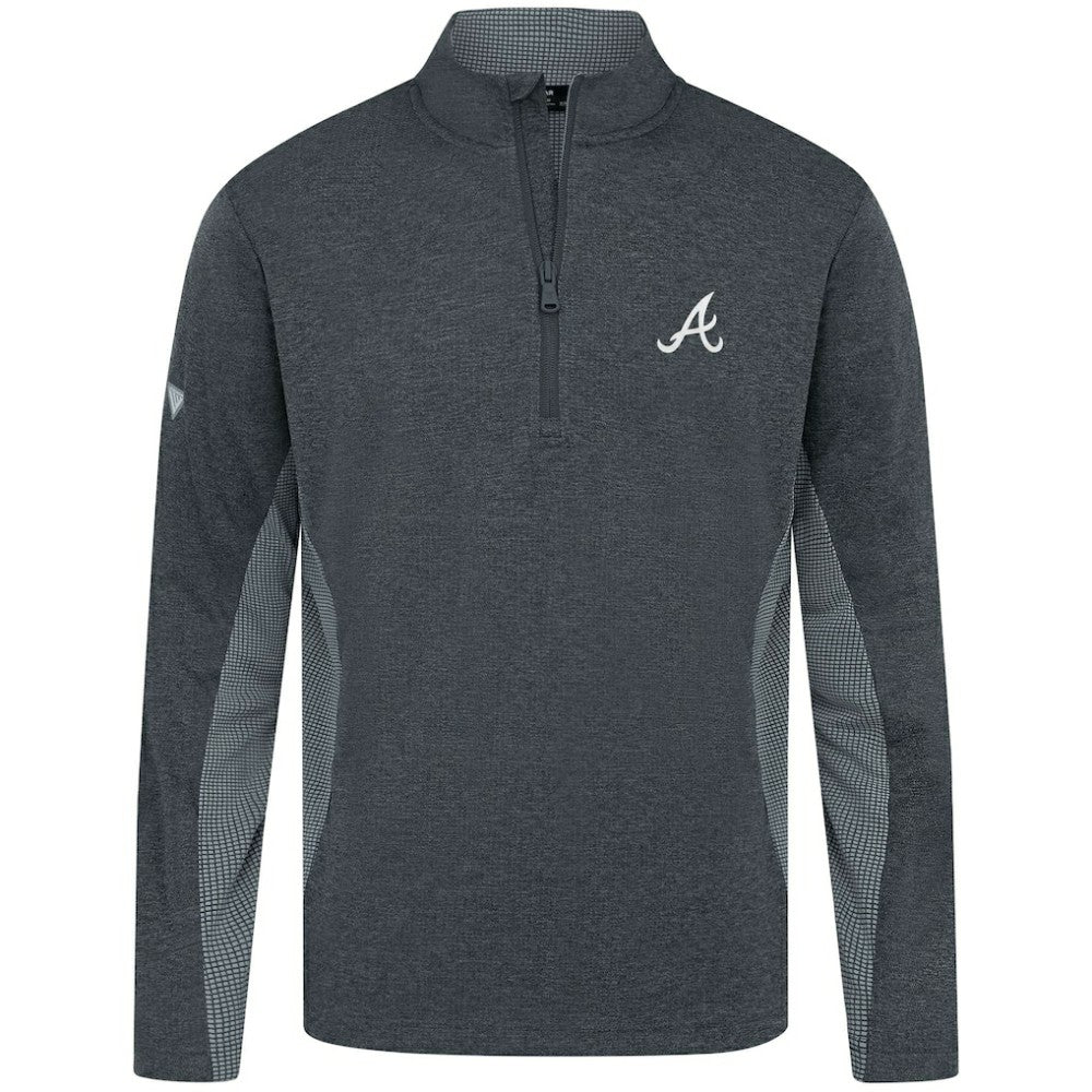 MLB Atlanta Braves Levelwear Waffle Insignia 2.0 Quarter-Zip Pullover