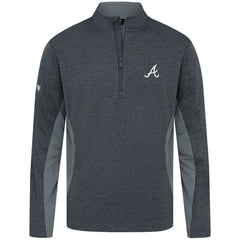 MLB Atlanta Braves Levelwear Waffle Insignia 2.0 Quarter-Zip Pullover
