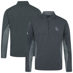 MLB Colorado Rockies Levelwear Waffle Insignia 2.0 Quarter-Zip Pullover