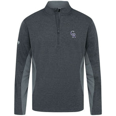MLB Colorado Rockies Levelwear Waffle Insignia 2.0 Quarter-Zip Pullover