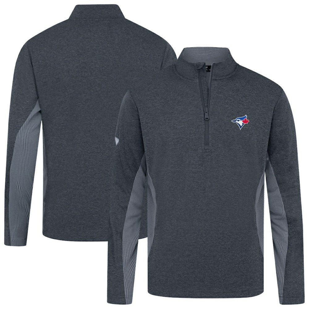 MLB Toronto Blue Jays Levelwear Waffle Insignia 2.0 Quarter-Zip Pullover Top