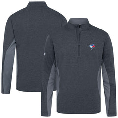 MLB Toronto Blue Jays Levelwear Waffle Insignia 2.0 Quarter-Zip Pullover Top
