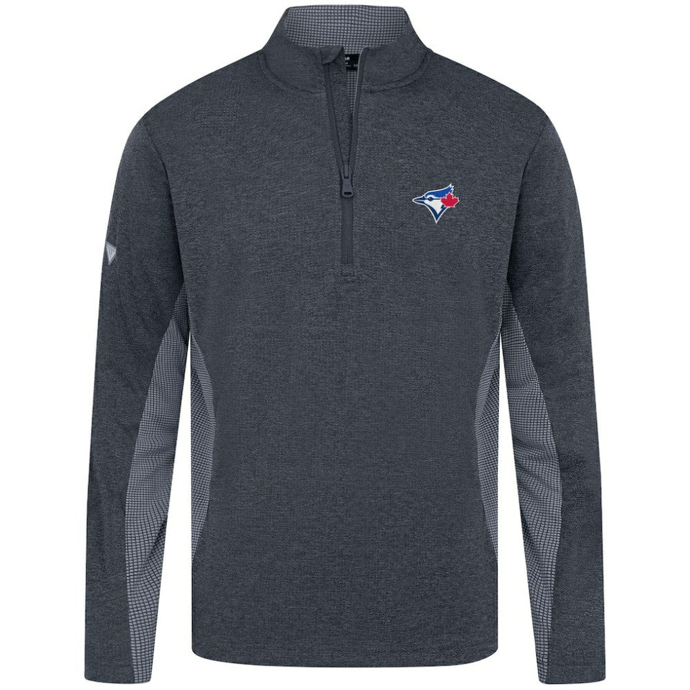 MLB Toronto Blue Jays Levelwear Waffle Insignia 2.0 Quarter-Zip Pullover Top