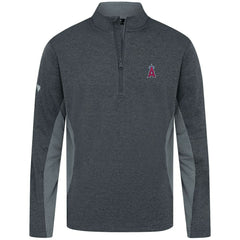 MLB Los Angeles Angels Levelwear Waffle Insignia 2.0 Quarter-Zip Pullover
