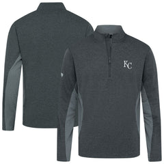 MLB Kansas City Royals Levelwear Waffle Insignia 2.0 Quarter-Zip Pullover