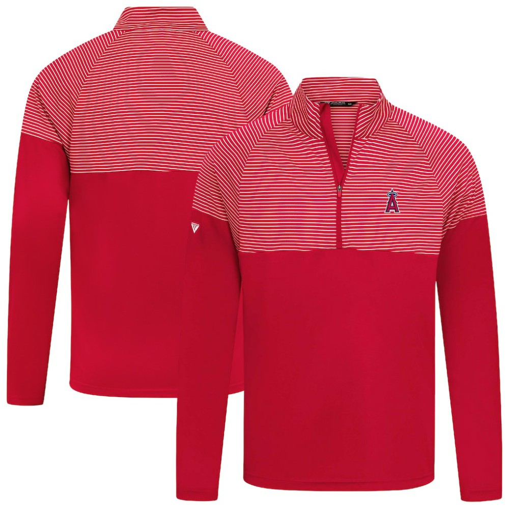 MLB Los Angeles Angels Levelwear Classic Stripes Insignia 2.0 Pullover