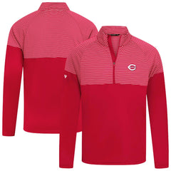 MLB Cincinnati Reds Levelwear Classic Stripes Insignia 2.0 Pullover