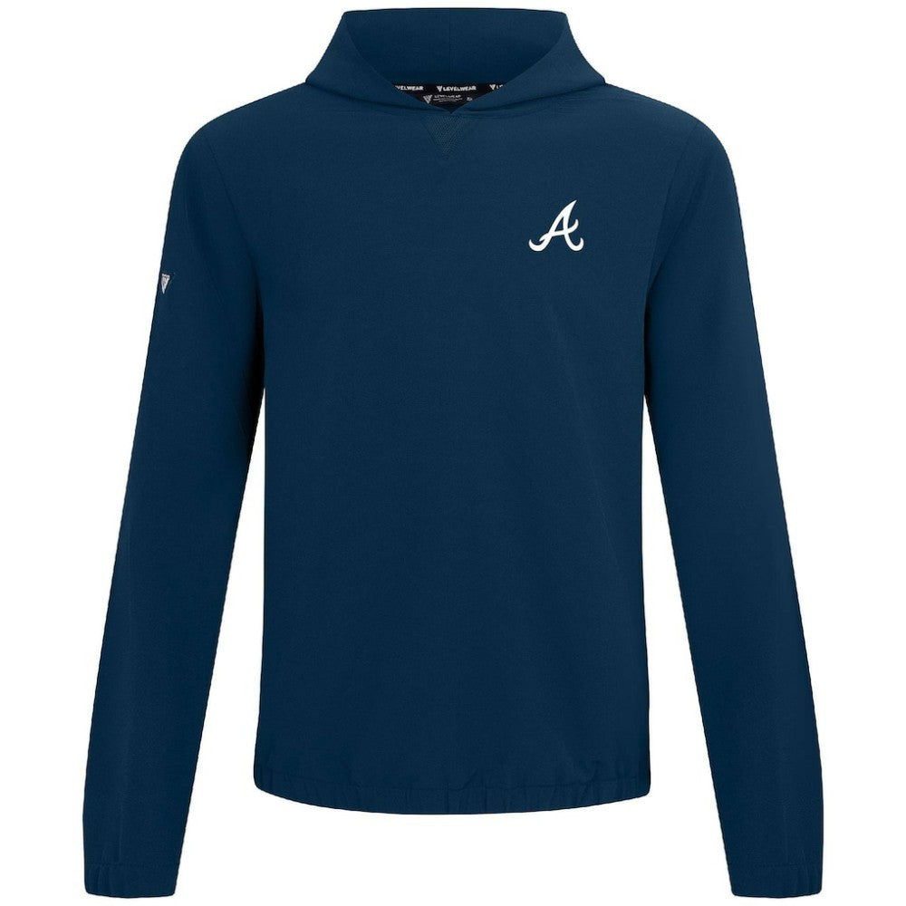 MLB Atlanta Braves Levelwear Action Insignia 2.0 Pullover Hoodie