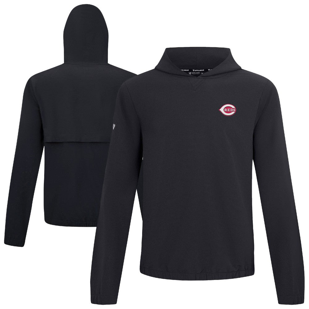 MLB Cincinnati Reds Levelwear Action Insignia 2.0 Pullover Hoodie