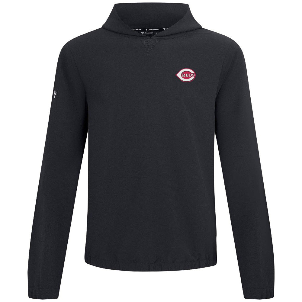 MLB Cincinnati Reds Levelwear Action Insignia 2.0 Pullover Hoodie