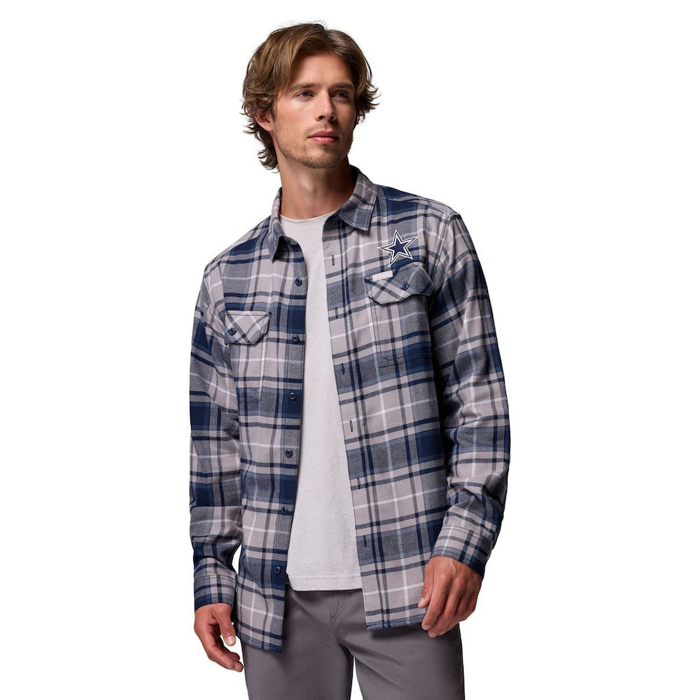 Flare Gun Long-Sleeve Button-Up Flannel Shirt - Dallas Cowboys