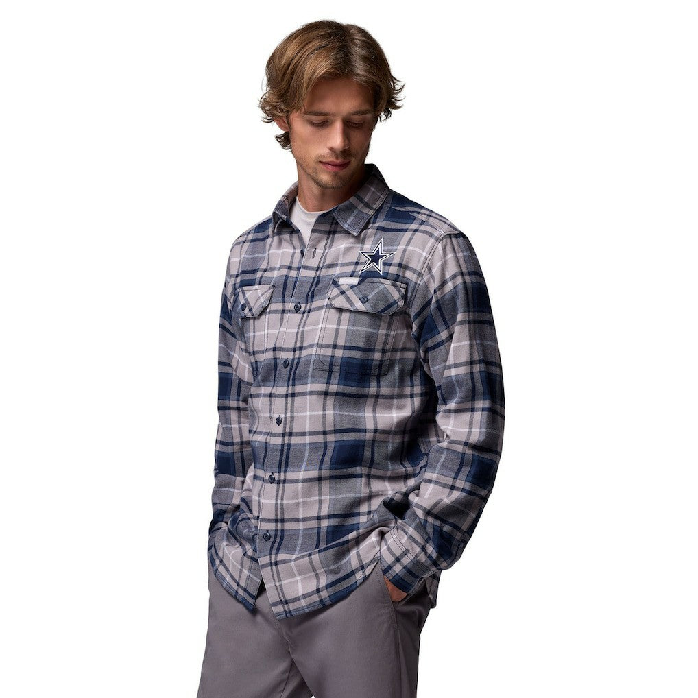 Flare Gun Long-Sleeve Button-Up Flannel Shirt - Dallas Cowboys