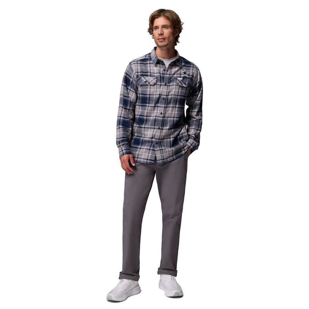 Flare Gun Long-Sleeve Button-Up Flannel Shirt - Dallas Cowboys