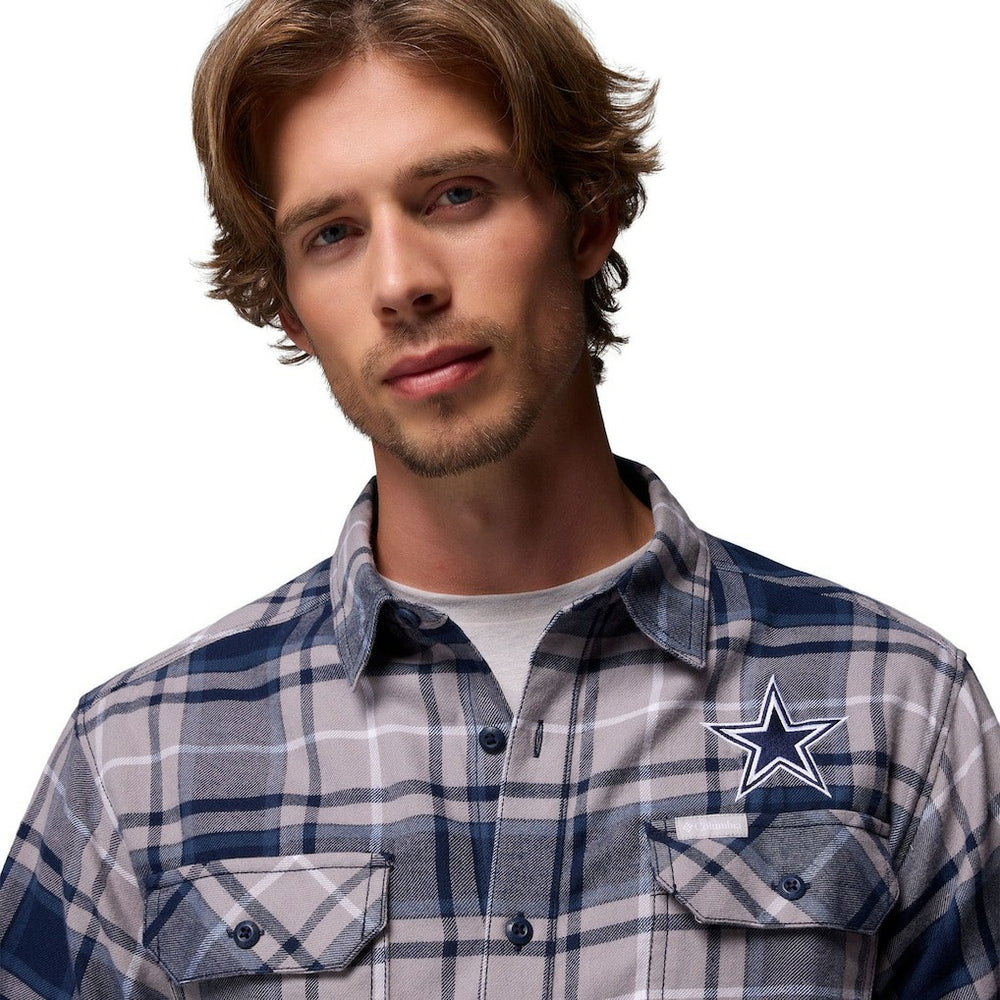 Flare Gun Long-Sleeve Button-Up Flannel Shirt - Dallas Cowboys