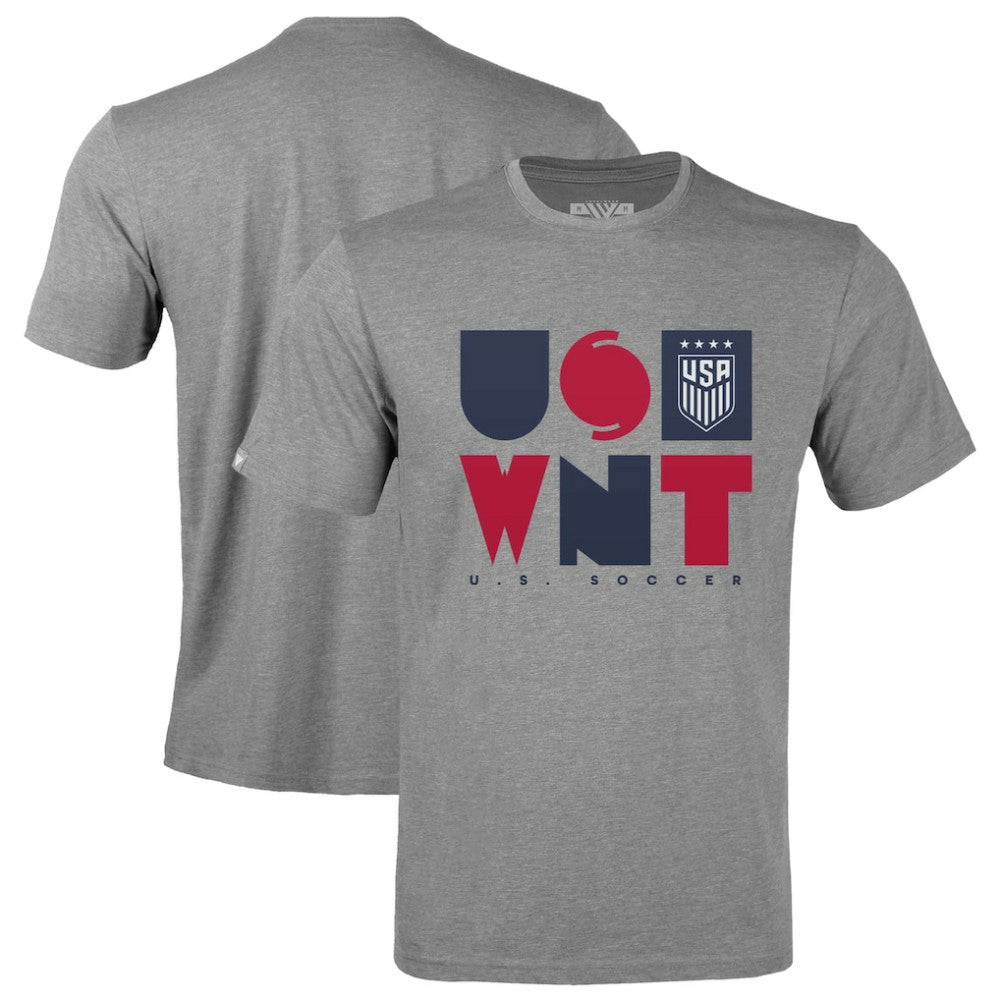 USWNT Levelwear Richmond Full On T-Shirt -  Gray