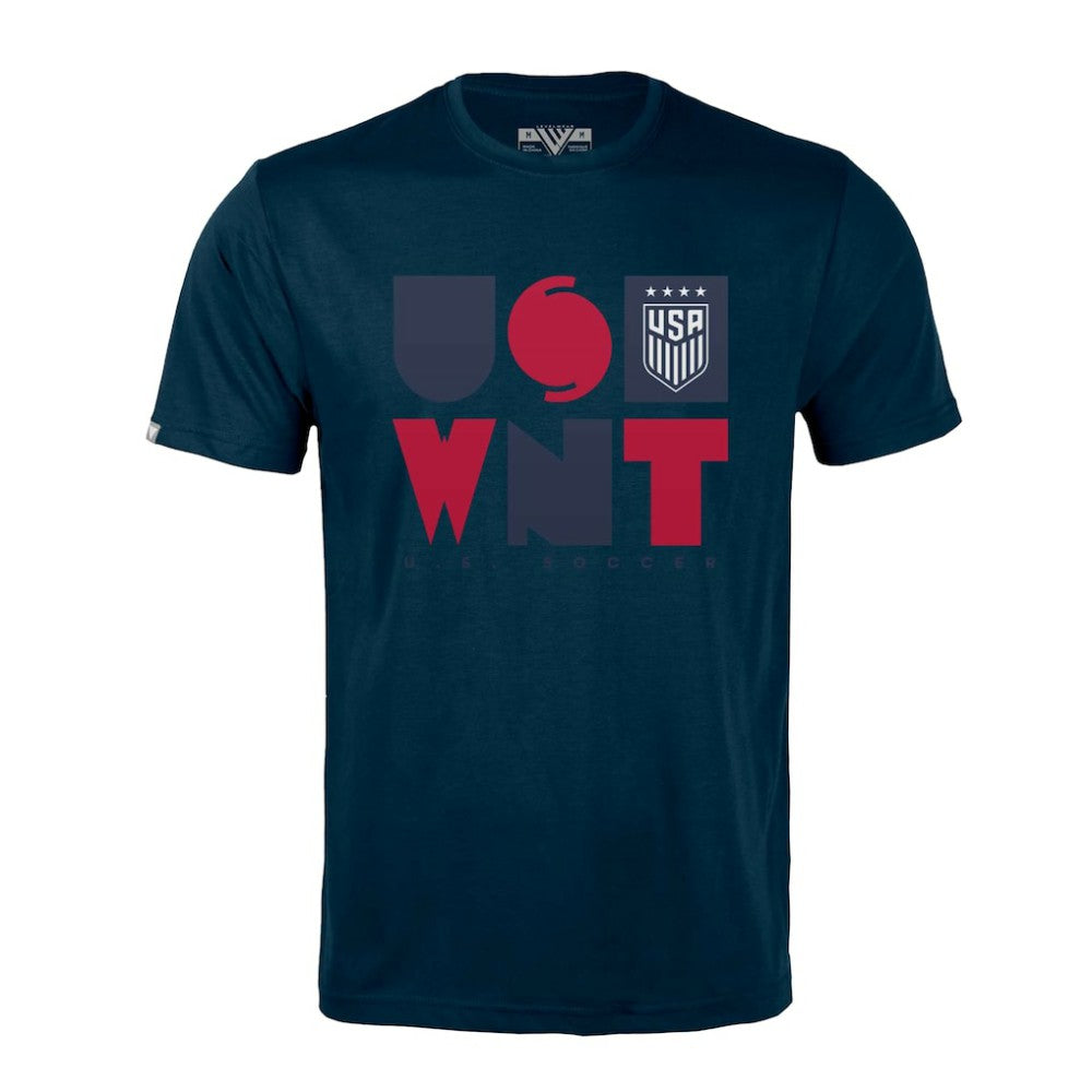 USWNT Levelwear Richmond Full On T-Shirt -  Navy