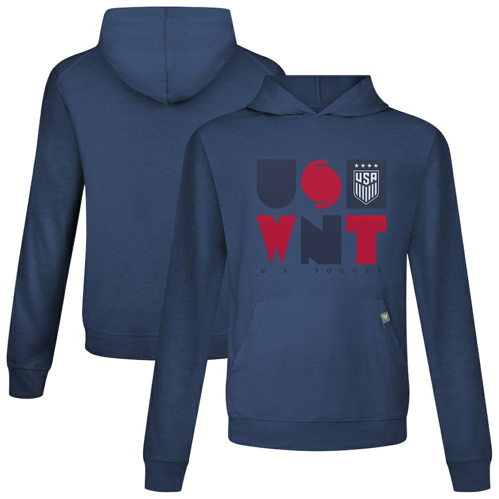USWNT Levelwear Relay Full On Pullover Hoodie -  Navy
