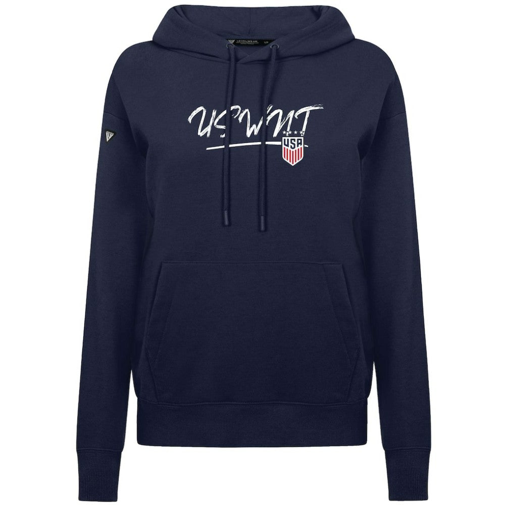 USWNT Levelwear Women's Adorn Express Pullover Hoodie -  Navy