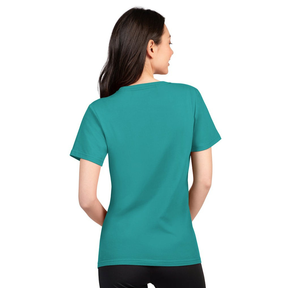 G-III 4Her by Carl Banks Women's Super-Slim Lightweight Winning Crew T-Shirt - Miami Dolphins