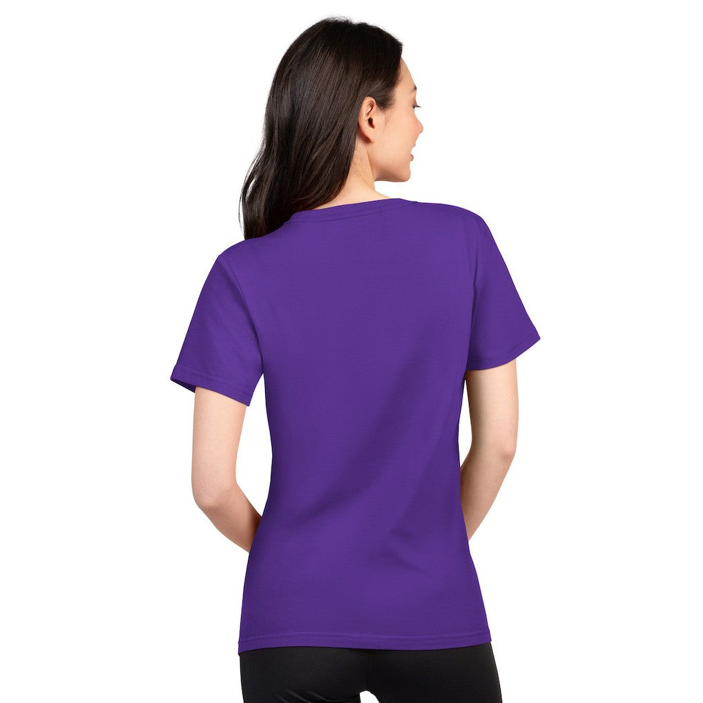 G-III 4Her by Carl Banks Women's Super-Slim Lightweight Winning Crew T-Shirt - Minnesota Vikings