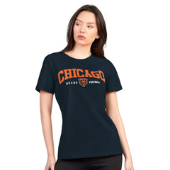 G-III 4Her by Carl Banks Women's Super-Slim Lightweight Winning Crew T-Shirt - Chicago Bears