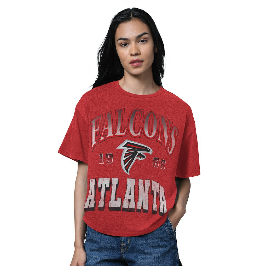 Starter Women's Oversized Hall of Fame T-Shirt - Atlanta Falcons
